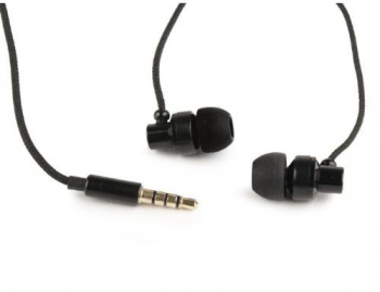 Casti cu microfon Gembird MHS-EP-CDG-B 3.5mm jack Black 