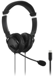 Casti cu microfon Kensington Hi-Fi USB-C Black 