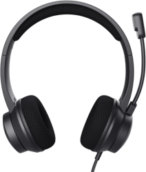 Casti cu microfon Trust 25089 USB-A Black 