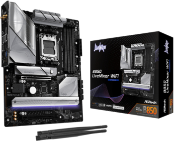 Placa de baza ASRocK B850 LiveMixer WiFi AMD B850 Socket AM5 ATX 