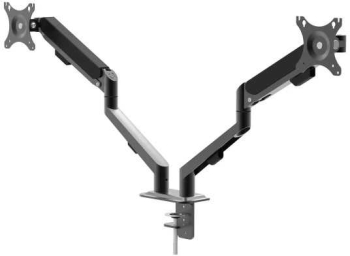 Suport pentru monitor /TV cu brat dublu telescopic atasabil de blat Delight 39684 