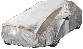 Prelata auto impermeabila cu protectie pentru grindina Dacia Spring - RoGroup 3 straturi gri 