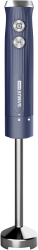 Blender Samus SB800 Blue, 800 W, Turatie reglabilă plus funcție Pulse, pahar 600 ml, Lama și ax blender din inox, picior inox, Albastru