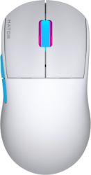 Mouse Optic Hator Quasar 2 Pro USB/USB Wireless/Bluetooth White-Blue 