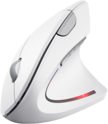 Mouse Optic Trust VERTO ERGO USB Wireless White 