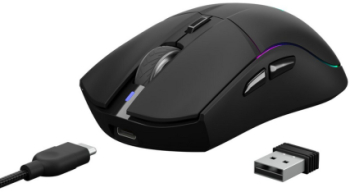 Mouse Optic Gamdias Gamdias Hades M3 ARGB LED USB Wireless/Bluetooth/USB Black 