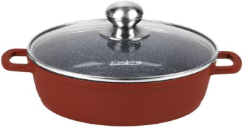 Cratita cu capac Cooking by Heinner Calabria aluminiu 28x7.5cm 4.1L 