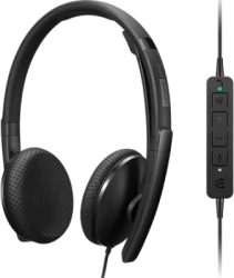 Casti cu microfon Lenovo 4XD1M45626 USB-C/A Black 