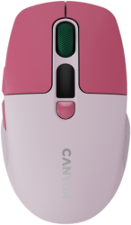 Mouse Optic Canyon MW-26 LCD Silent USB Wireless/Bluetooth Pink 