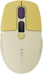 Mouse Optic Canyon MW-26 LCD Silent USB Wireless/Bluetooth Yellow 