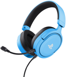 Casti cu microfon Trust GXT 498 Forta 3.5 mm jack Blue 