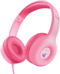 Casti cu microfon Trust Nouna 3.5mm jack Pink 