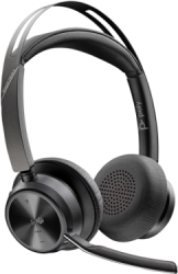 Casti cu microfon Poly by HP Voyager Focus 2 Microsoft Teams Bluetooth/USB-A/USB-C + Stand de incarcare Black 