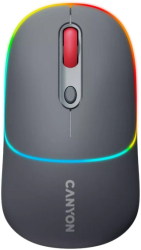 Mouse Optic Canyon MW-22 RGB LED Bluetooth/USB Wireless Dark Grey 