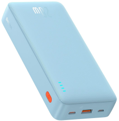 Acumulator extern Baseus Airpow Fast Charge 20000 mAh 20W + cablu USB USB-C 0.5m albastru 