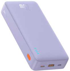 Acumulator extern Baseus Airpow Fast Charge 20000 mAh 20W + cablu USB USB-C 0.5m violet 