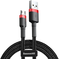 Cablu Baseus Cafule Micro USB - USB 2 metri 1.5A Negru/Rosu 