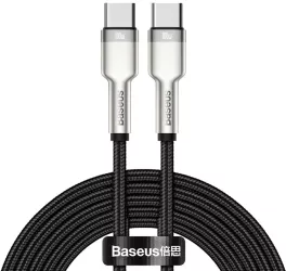 Cablu Baseus Cafule Series Metal USB-C la USB-C 100W 2m 