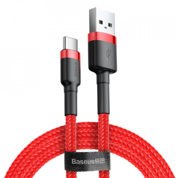 Cablu Baseus Cafule USB USB-C 3A 0.5m Rosu 