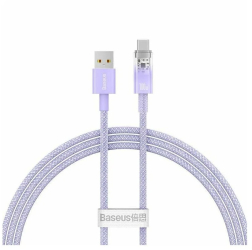 Cablu Baseus Explorer Series Fast Charge Control Temperatura USB to USB-C 100W 1m Mov 