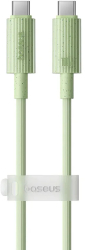 Cablu Baseus Habitat Cablu USB-C 100W 2m Verde 