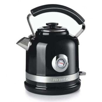Fierbator electric Ariete MODERNA 2854/02 2000W 1 7 l Termometru baza wireless 360C Filtru detasabil Negru 