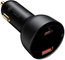 Incarcator auto Baseus Supreme Digital Display PPS USB USB-C 100W Negru 