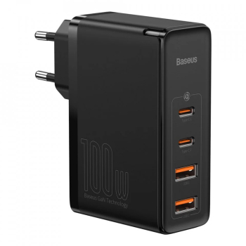 Incarcator retea Baseus GaN2 Pro QC 2C+2U 100W Negru 