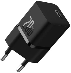 Incarcator retea Baseus GaN5 Fast Charge mini 1C 20W Negru 