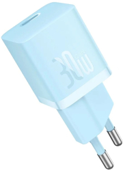 Incarcator retea Baseus GaN5 Fast Charge mini 1C 30W Albastru 