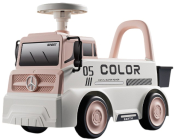 Masinuta pentru copii Flippy 3 ani Model Camion Sport Claxon Cutie Depozitare 62x26x40 cm Roz 