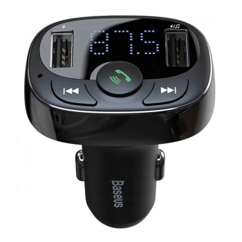 Modulator FM Bluetooth Baseus S-09A 2x USB 1x MicroSD 3.4A 
