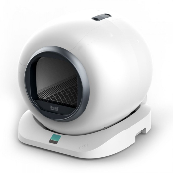 Litiera Automata iHunt Cat Smart Litter V4 pentru pisica Sterilizare cu Ioni Senzori de Greutate Auto Curatare Display Tactil Silentioasa 9L