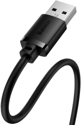 Cablu Extensie USB la USB 1m A64 PVC Black 