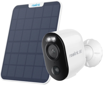 Camera de Supraveghere Wireless Reolink Argus B310 cu Panou Solar Baterie Reincarcabila 3MP Vedere Nocturna Color Detectare Persoana/Veh 