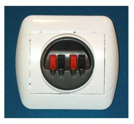 Conector boxa x4 perete sub tencuiala 