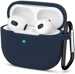 Husa pentru Apple AirPods 3 Z197 Silicon Navy Blue 