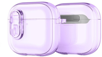 Husa pentru Apple AirPods 4 Z105 Aluminiu Policarbonat TPU Purple 