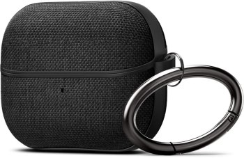 Husa pentru Samsung Galaxy Buds 3/3 Pro Z174 Policarbonat Textil Black 