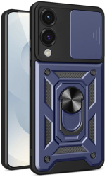 Husa pentru Samsung Galaxy S25 Edge - Techsuit CamShield Series - Blue 