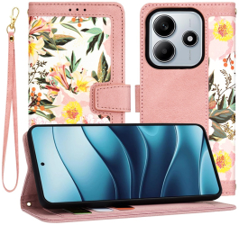 Husa pentru Xiaomi Redmi Note 14 5G - Techsuit FlipCraft - Sweetheart Pink 