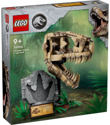 LEGO JURASSIC WORLD FOSILE DE DINOZAUR CRANIU DE TREX 76964 
