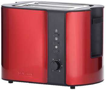 Prajitor de paine Severin S2217 2 felii 800 W rosu