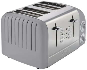 Prajitor de paine Swan Retro SWN-ST34020G 4 felii 1600 W gri 