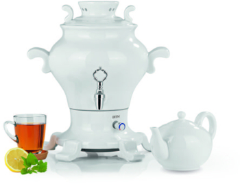 Samovar electric din ceramica BEEM Odette 5 litri 1800 W alb 
