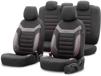 Set Huse Scaun IndiVIdual Rosu 