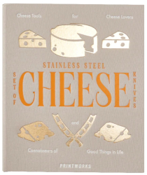 Set ustensile pentru branza Cheese Printworks - PW00627 bej