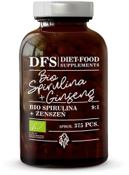 Supliment Alimentar Spirulina si Ginseng Bio 375cps Diet Food 