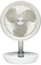 Ventilator camera vertical cu picior Solis Charge&Go 5 W alb