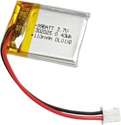 Acumulator Li-Po 110mAh 3.7V 302025/ 25x20x3mm Mufa PH 2.0 
